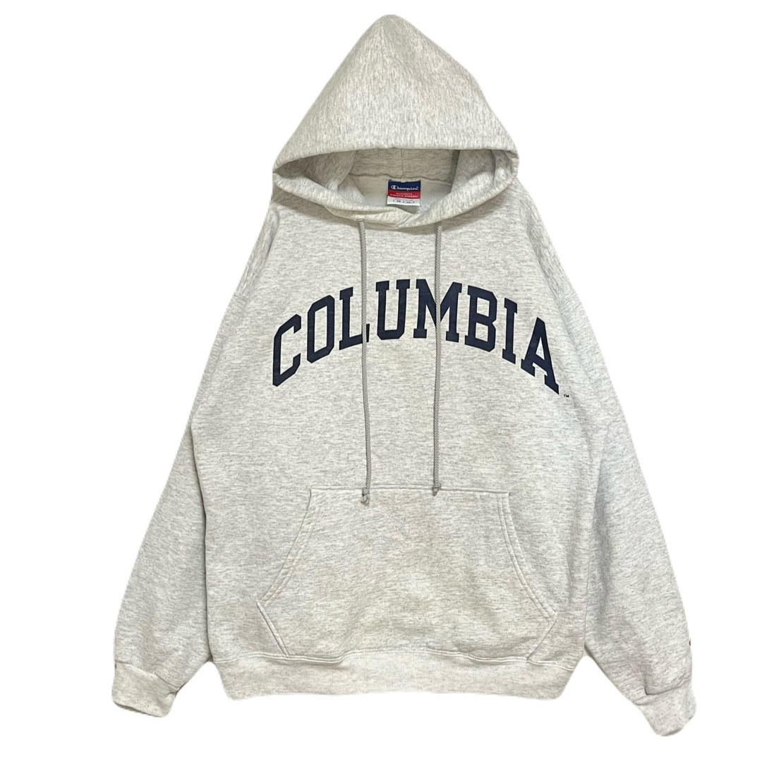 Champion(チャンピオン)のチャンピオン プルオーバーパーカー 刺繍ロゴ COLUMBIA メキシコ製 メンズのトップス(パーカー)の商品写真