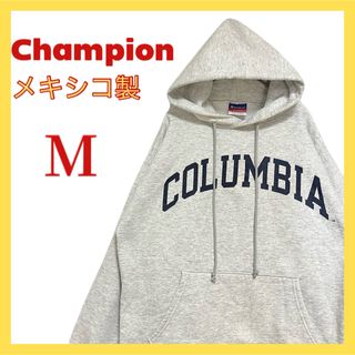 チャンピオン(Champion)のチャンピオン プルオーバーパーカー 刺繍ロゴ COLUMBIA メキシコ製(パーカー)