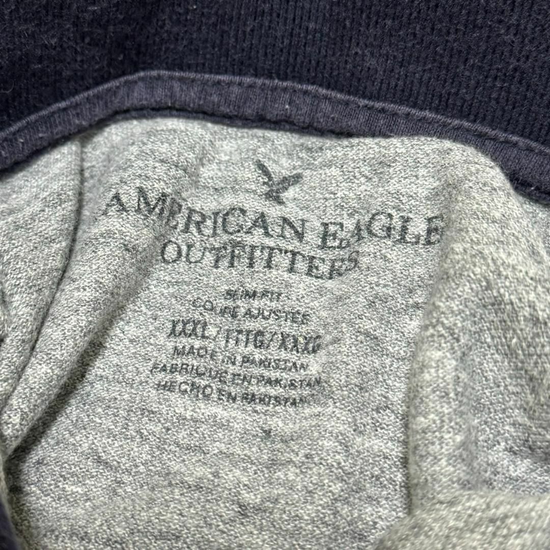 American Eagle(アメリカンイーグル)のAMERICAN EAGLE 半袖 ポロシャツ 大きめ SLIM FIT メンズ メンズのトップス(ポロシャツ)の商品写真