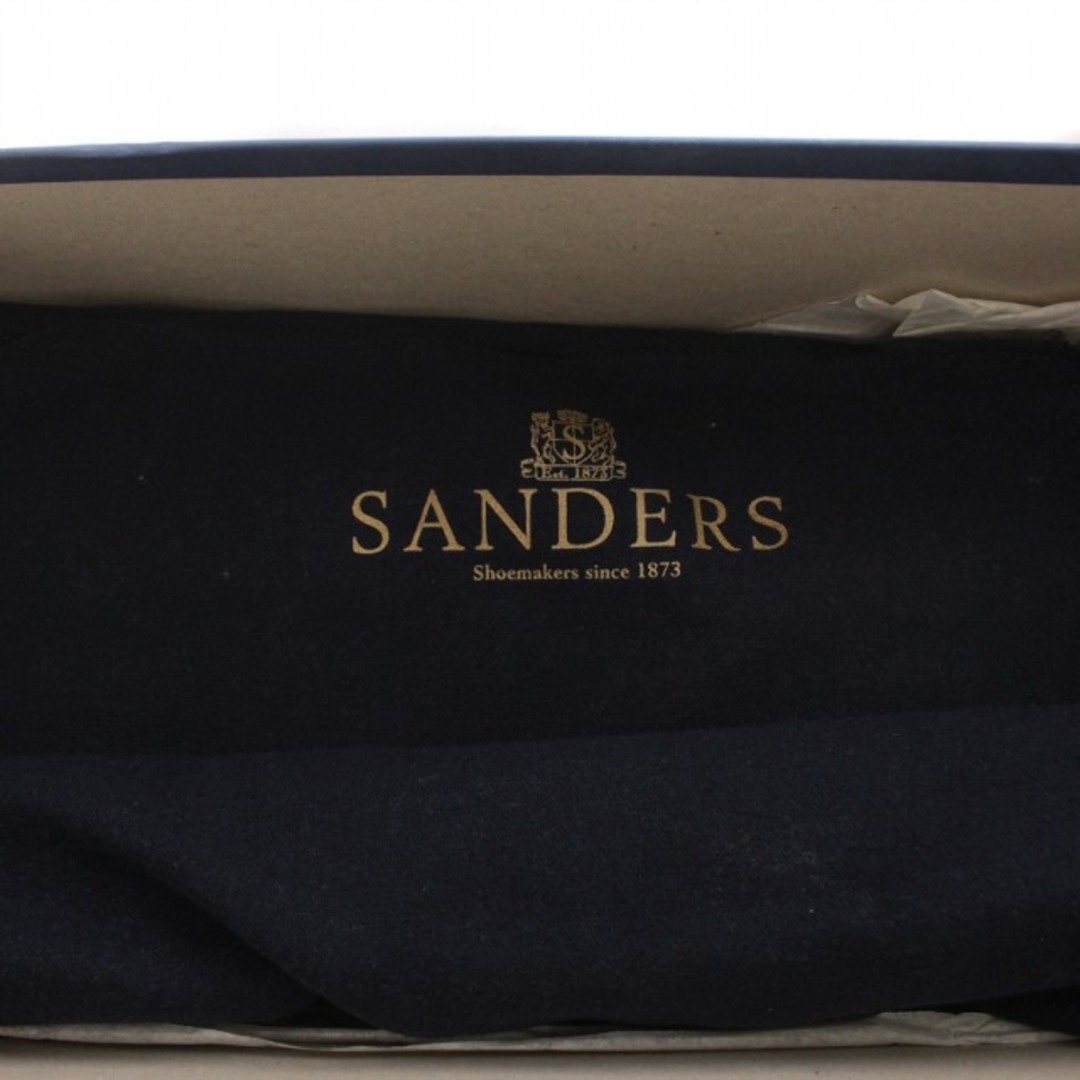 SANDERS(サンダース)のSANDERS コインローファー スリッポン スエード レザー 25.5cm 紺 メンズの靴/シューズ(スリッポン/モカシン)の商品写真