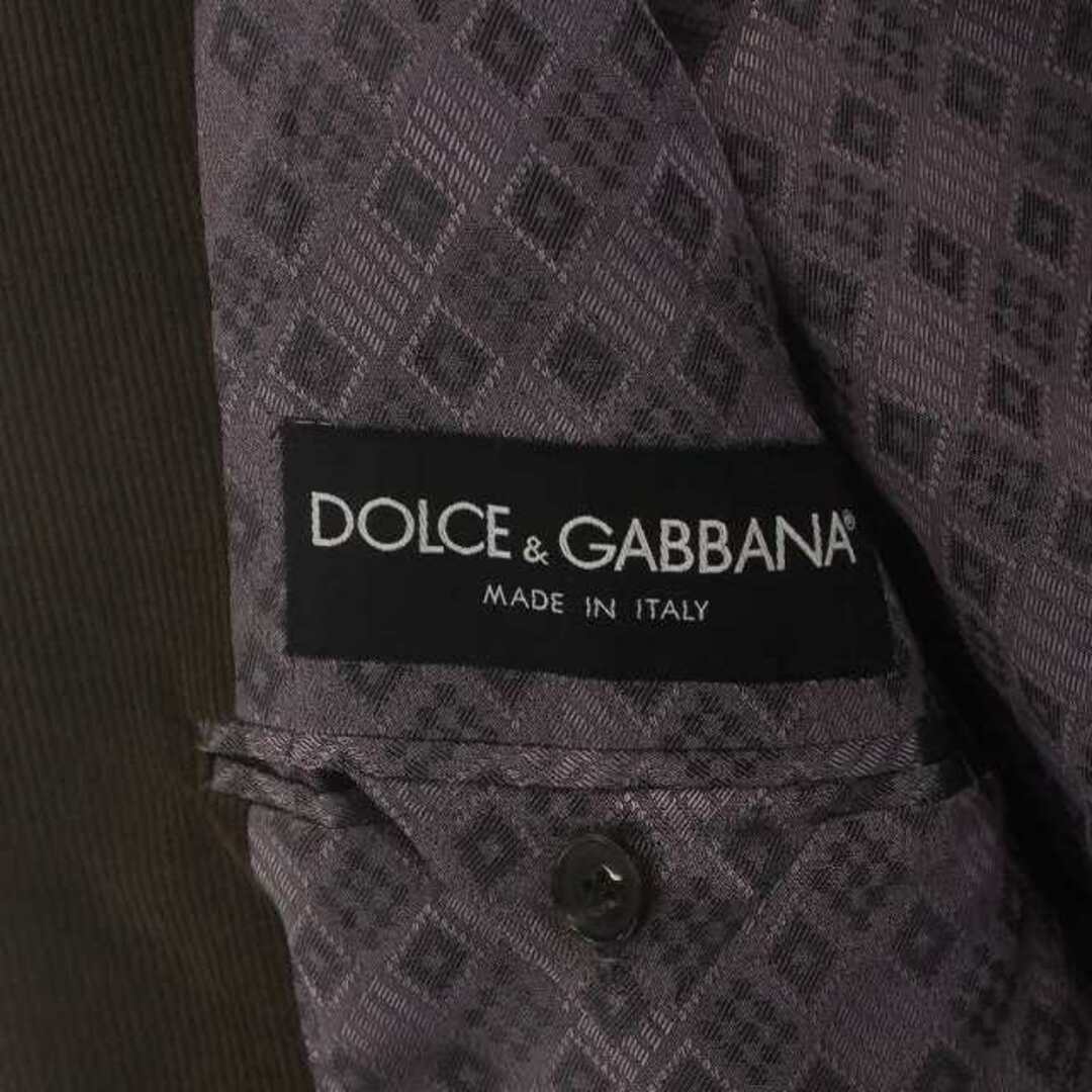 DOLCE&GABBANA(ドルチェアンドガッバーナ)のDOLCE&GABBANA テーラードジャケット ミドル 裏地総柄 コーデュロイ メンズのジャケット/アウター(テーラードジャケット)の商品写真