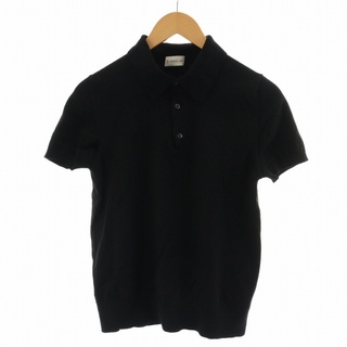 モンクレール(MONCLER)のMONCLER ポロシャツ カットソー 黒 E209P9300000 948AS(ポロシャツ)