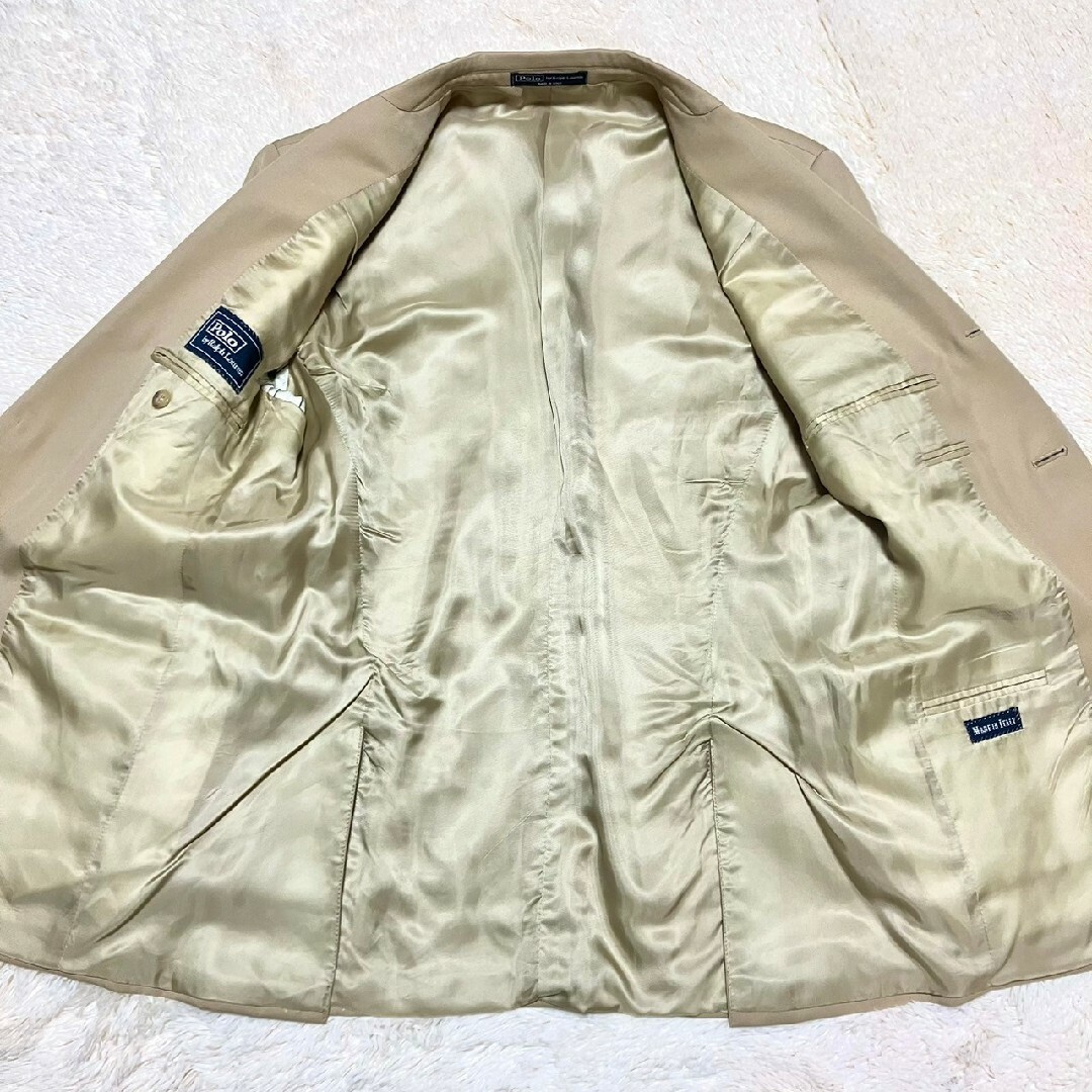 POLO RALPH LAUREN(ポロラルフローレン)の極美品★POLO RALPH LAUREN★スーツ セットアップ ベージュ メンズのスーツ(セットアップ)の商品写真