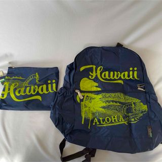 (新品) Island Crew Hawaii ハワイ　折りたたみ式リュック　(バッグパック/リュック)