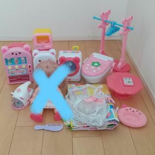 メルチャン(メルちゃん)のお家お人形以外のセット売りです。(ぬいぐるみ/人形)