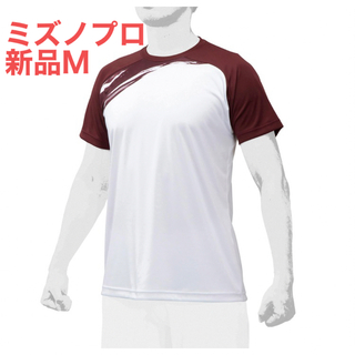ミズノプロ(Mizuno Pro)のミズノプロ グラフィックTシャツ エンジMユニセックス 12JA0T04 (ウェア)
