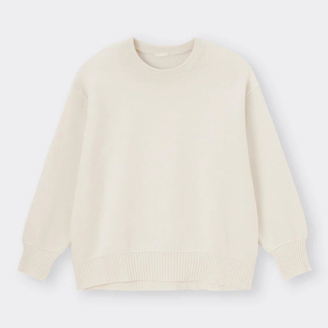 GU(ジーユー)のオーバーサイズクルーネックセーター(長袖) レディースのトップス(ニット/セーター)の商品写真