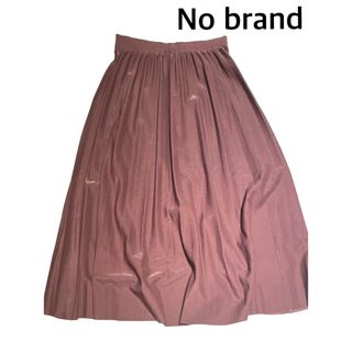 ノーブランド　no brand  スカート　レディース　ピンク(ロングスカート)