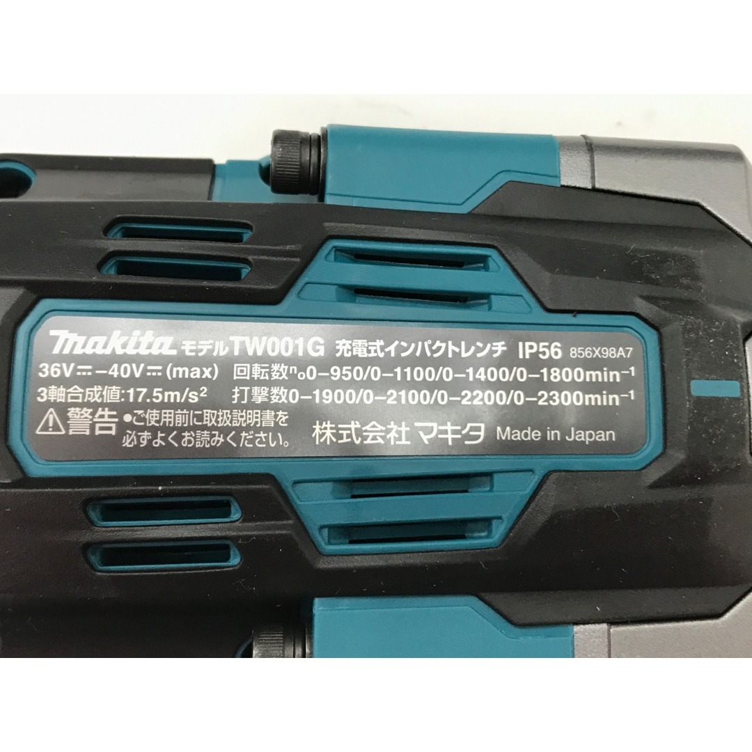 Makita(マキタ)の▼▼MAKITA マキタ インパクトレンチ TW001GRDX グリーン インテリア/住まい/日用品の文房具(その他)の商品写真