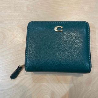 コーチ(COACH)のCOACHビルフォールドウォレット　グリーン(財布)