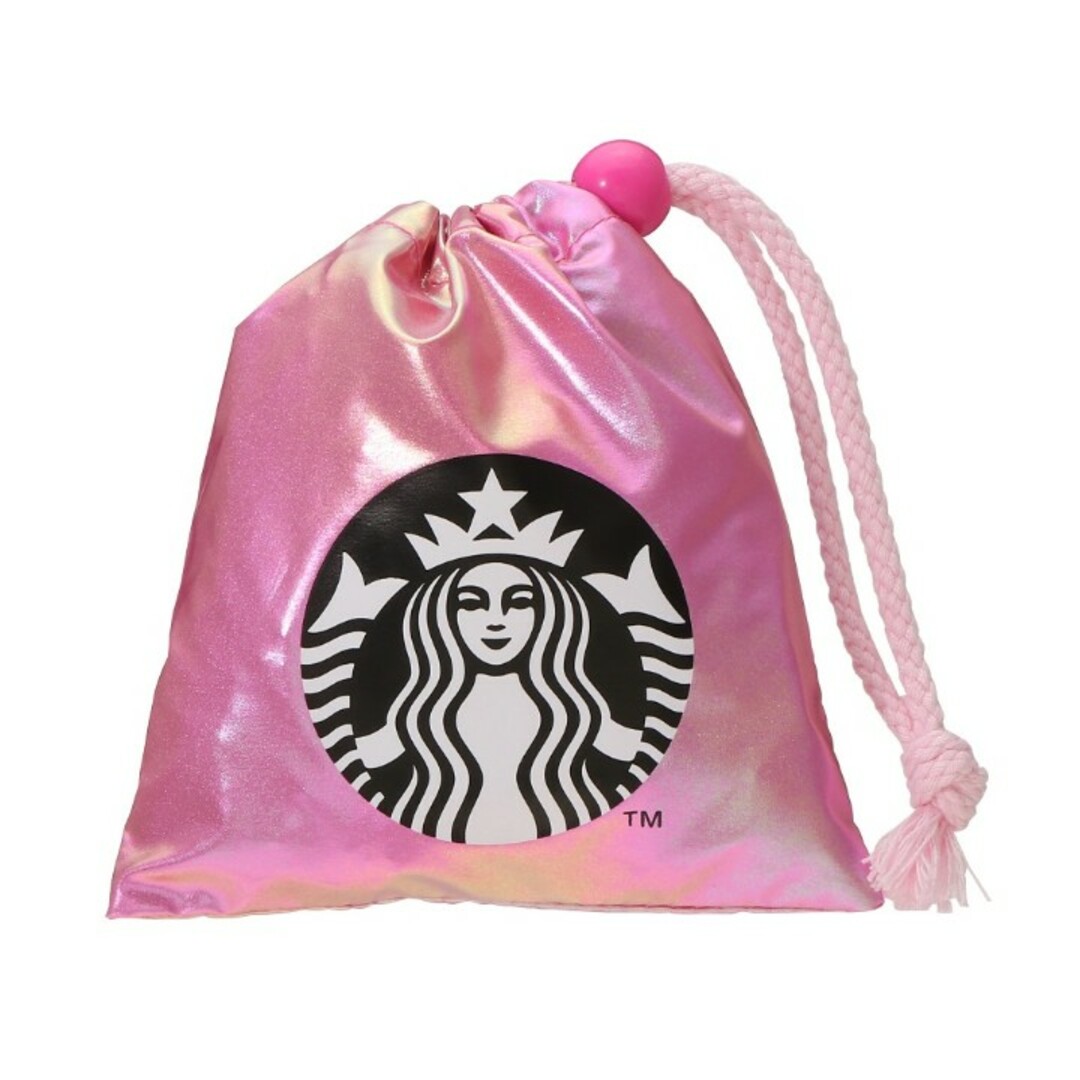 Starbucks Coffee(スターバックスコーヒー)の【新品】[チケット+巾着] SAKURA2024スターバックス ミニカップギフト チケットの優待券/割引券(フード/ドリンク券)の商品写真