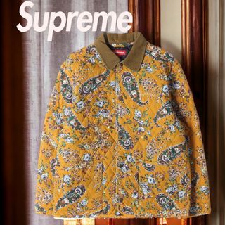 シュプリーム(Supreme)のSupreme キルティング ペイズリー ジャケット Lサイズ(ブルゾン)