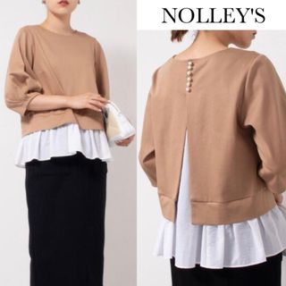 ノーリーズ(NOLLEY'S)のノーリーズ バック パール カット プルオーバー(カットソー(半袖/袖なし))