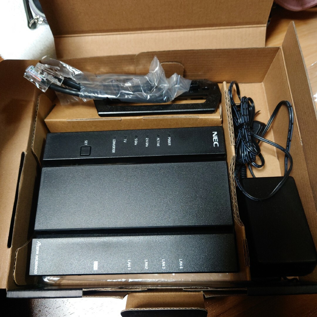 NEC - Wi-fiルーターAterm□NEC□PA-WG2600HS2 BLACKの通販 by