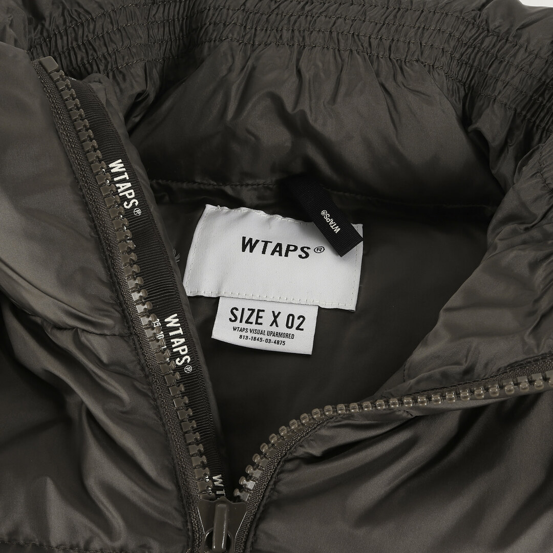 W)taps(ダブルタップス)のWTAPS ダブルタップス ジャケット サイズ:M 19AW GPSロゴ ナイロンタフタ ダウンジャケット BIVOUAC JACKET ブラウン アウター ブルゾン 上着【メンズ】【中古】 メンズのジャケット/アウター(ダウンジャケット)の商品写真