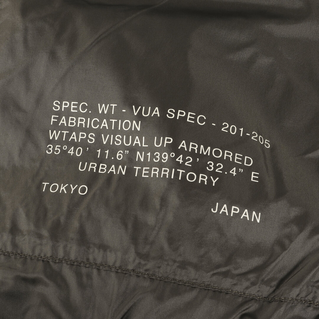 W)taps(ダブルタップス)のWTAPS ダブルタップス ジャケット サイズ:M 19AW GPSロゴ ナイロンタフタ ダウンジャケット BIVOUAC JACKET ブラウン アウター ブルゾン 上着【メンズ】【中古】 メンズのジャケット/アウター(ダウンジャケット)の商品写真