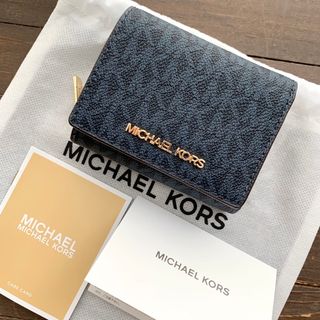 マイケルコース(Michael Kors)の新品未使用 マイケルコース 折り財布 三つ折り ネイビー アドミラル(財布)