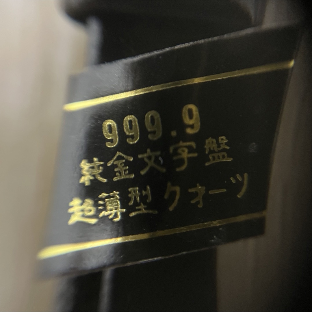 MONTE CELIO FINE GOLD 999.9 超薄型クォーツの通販 by MONTE CELIO FINE GOLD 999.9 超薄型クォーツの通販 by