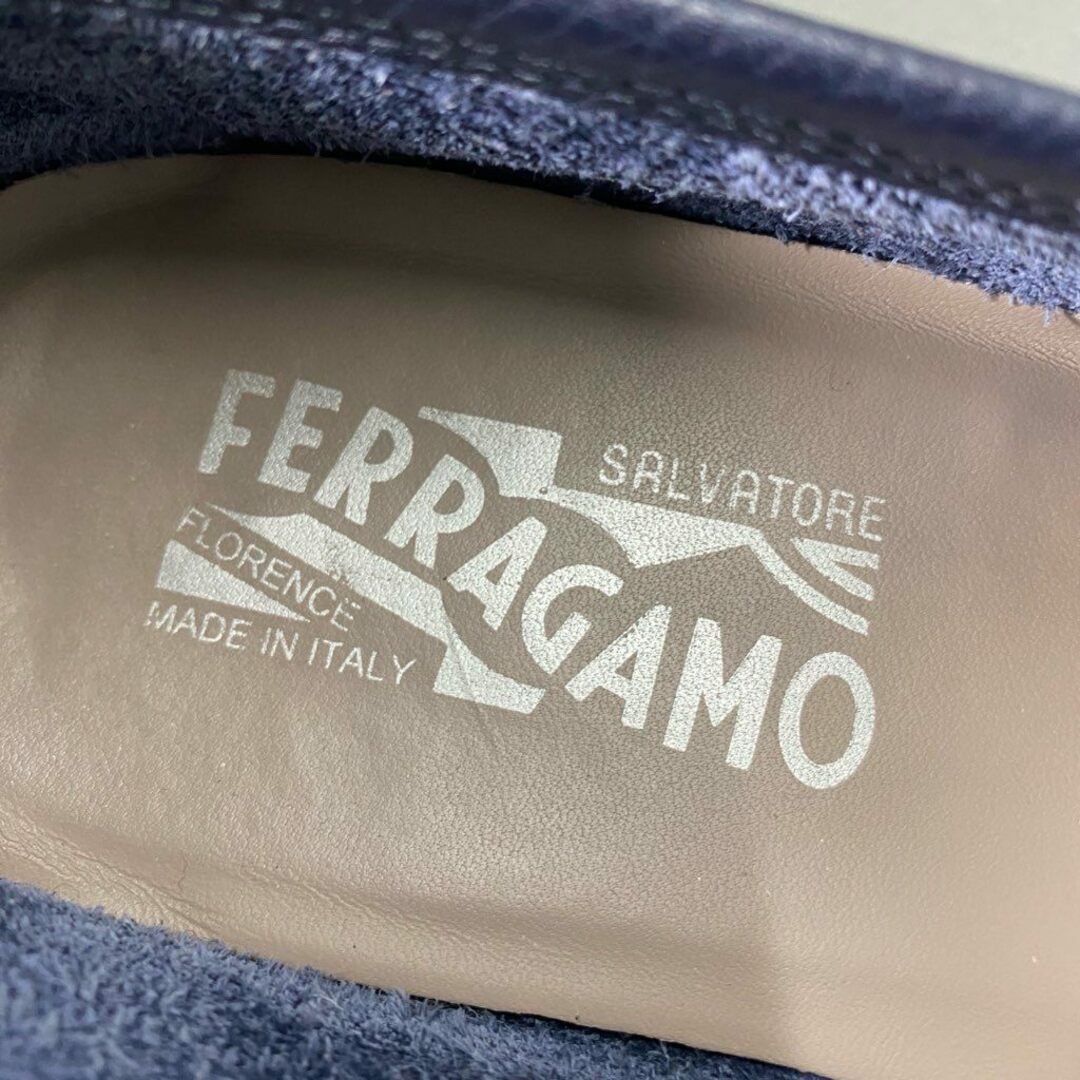 Salvatore Ferragamo(サルヴァトーレフェラガモ)の2b24 イタリア製 Salvatore Ferragamo サルバトーレフェラガモ ドレスシューズ ビットローファー 7 ネイビー レザーシューズ ビジネスシューズ メンズ メンズの靴/シューズ(ドレス/ビジネス)の商品写真