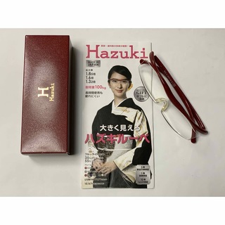 Hazuki - 新品ハズキルーペコンパクト1.6倍クリアレンズルビーレッドケース箱付き老眼鏡