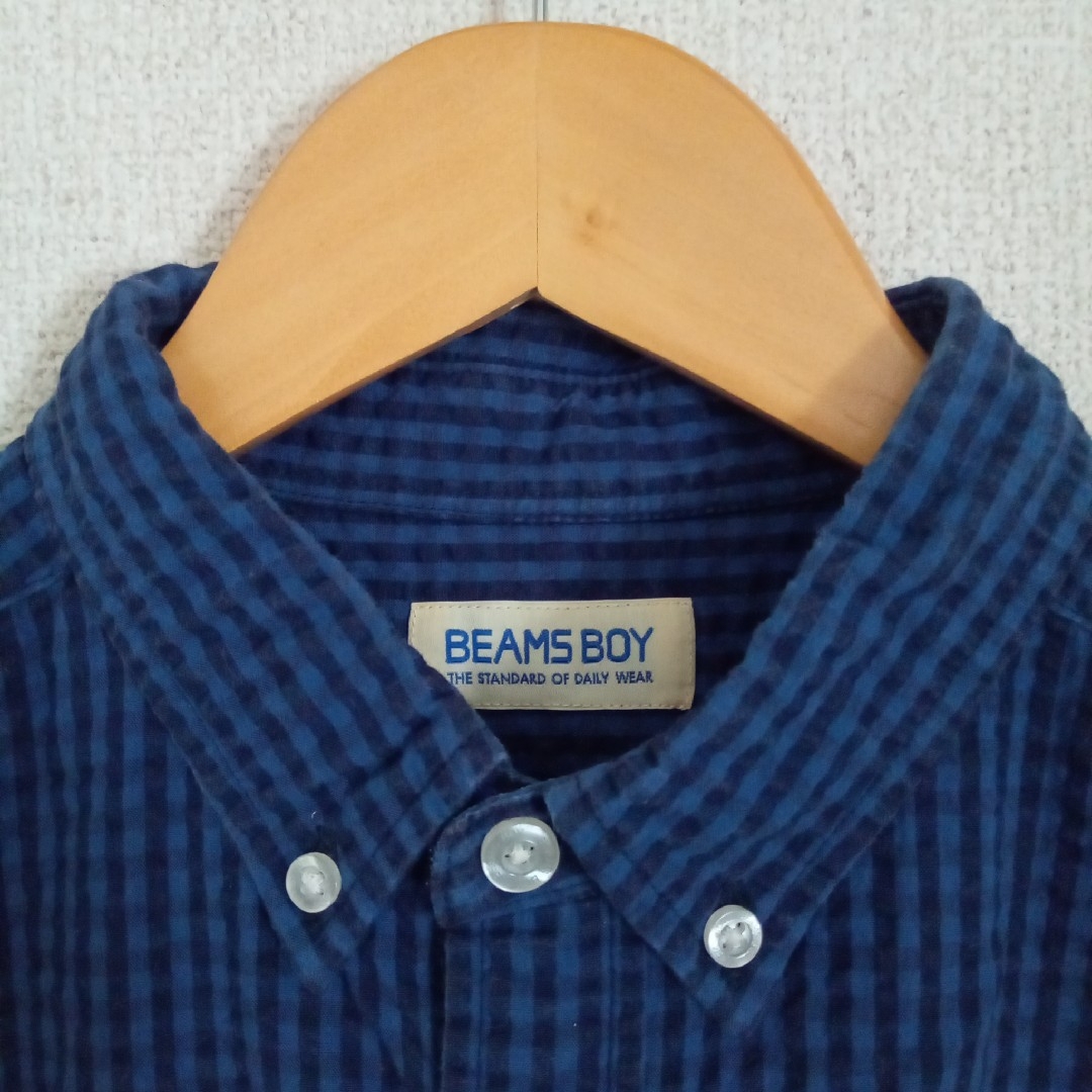 BEAMS BOY(ビームスボーイ)のBEAMS BOY ビームスボーイ チェックシャツ レディースのトップス(シャツ/ブラウス(半袖/袖なし))の商品写真