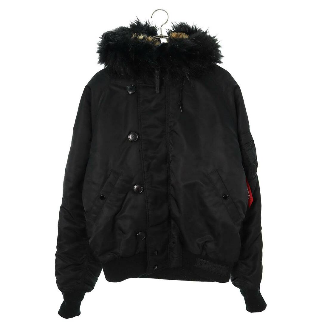 alpha(アルファ)のアルファ ×ステューシー STUSSY  23AW  N-2B SHORT WAIST PARKA N2-Bショートウエストパーカブルゾン メンズ L メンズのジャケット/アウター(ブルゾン)の商品写真