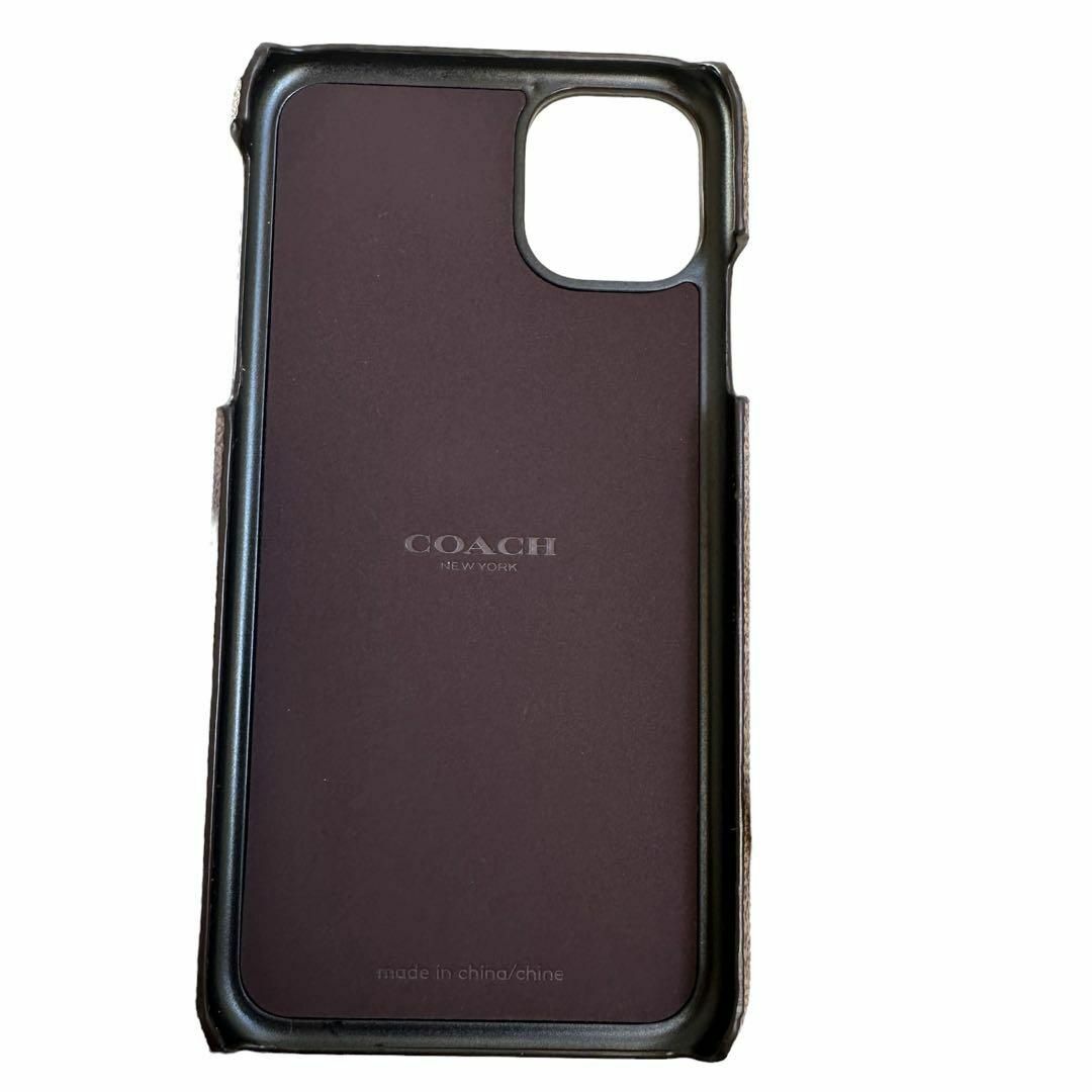 COACH(コーチ)の【正規品】【COACH】iPhone11　iPhoneケース　ロゴ　シグネチャー スマホ/家電/カメラのスマホアクセサリー(iPhoneケース)の商品写真