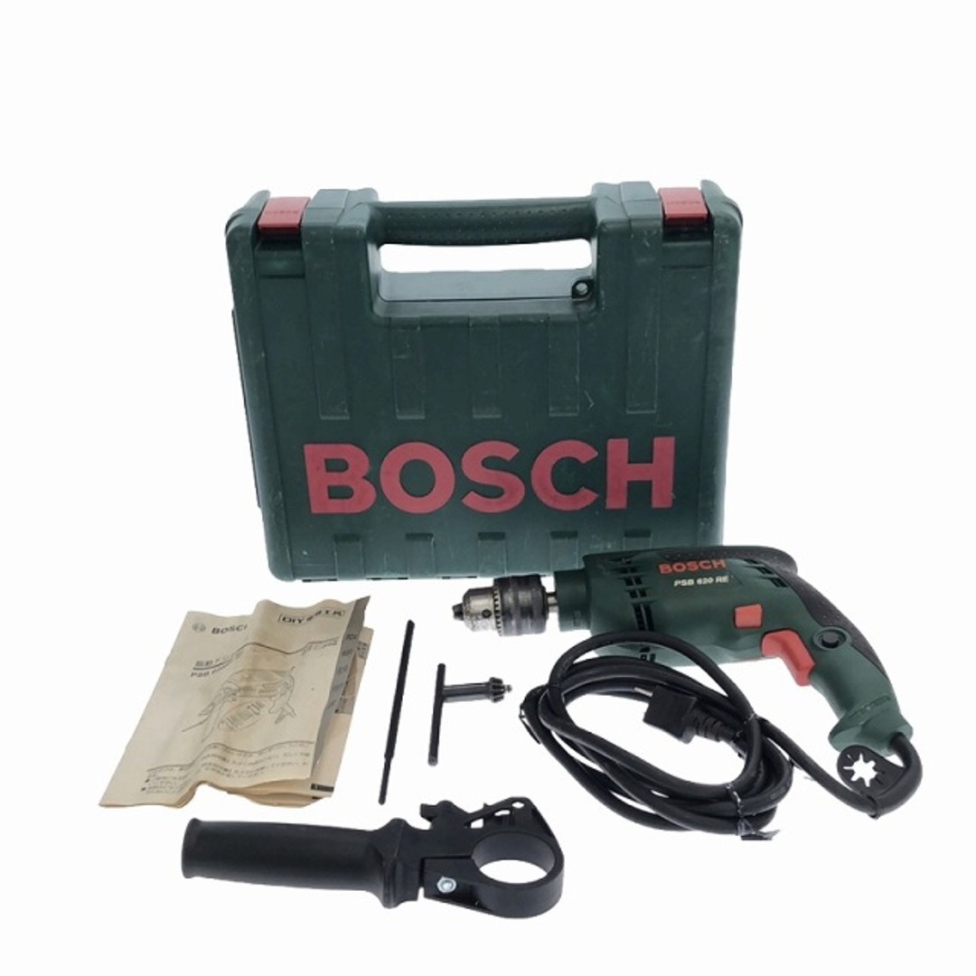 BOSCH(ボッシュ)の☆中古品☆BOSCH ボッシュ 100V 振動ドリル PSB620RE ケース付 震動ドリル 電気ドリル 電動ドリル DIY/日曜大工 85597 自動車/バイクのバイク(工具)の商品写真