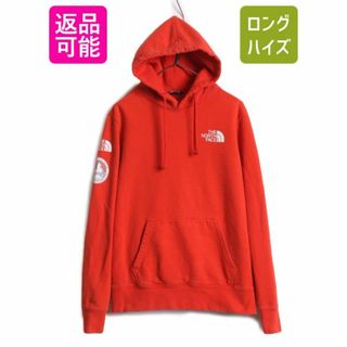 ザノースフェイス(THE NORTH FACE)のUS企画 ノースフェイス プリント スウェット フード パーカー メンズ レディース M / The North Face プルオーバー トレーナー 限定モデル(パーカー)