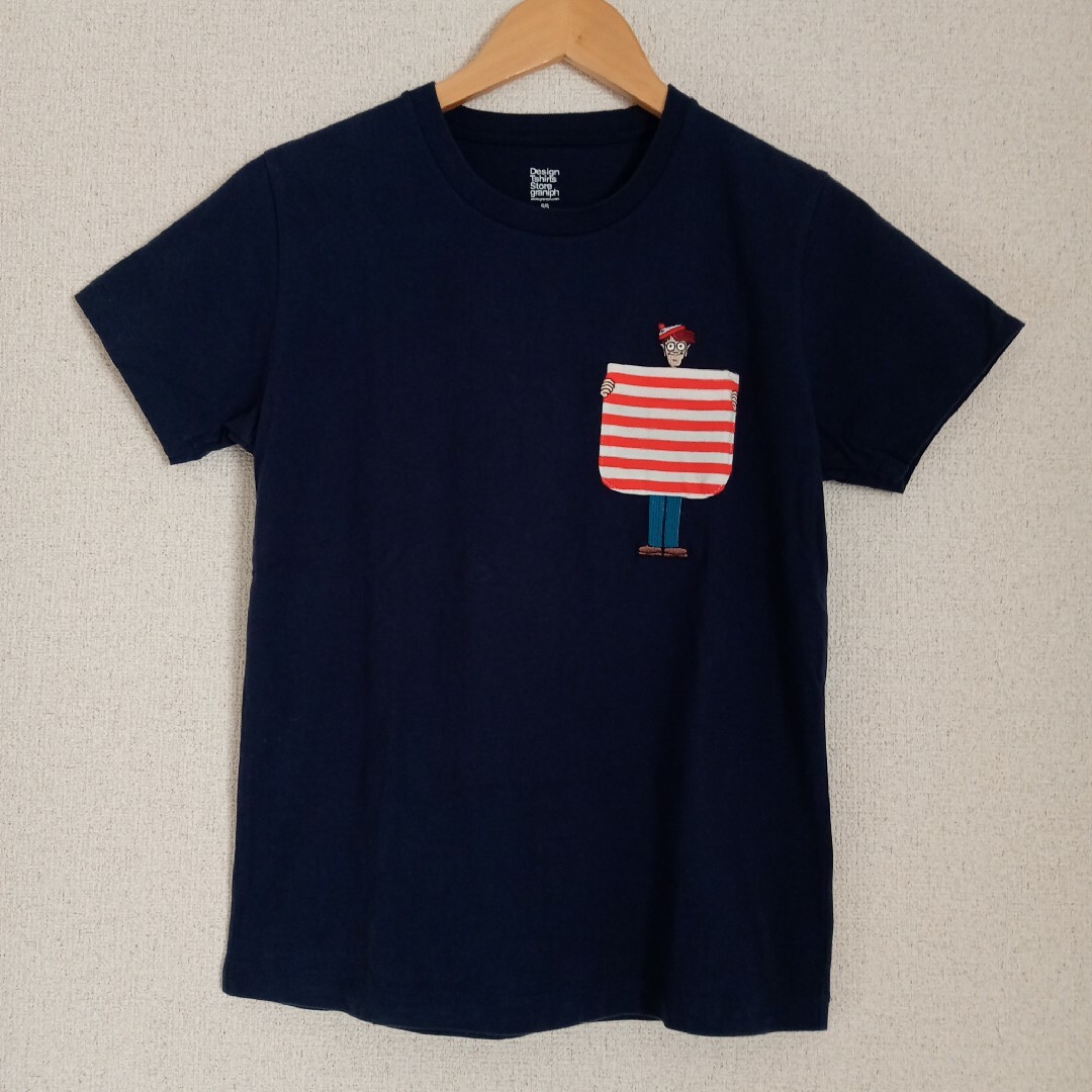 Design Tshirts Store graniph(グラニフ)のグラニフ ウォーリーを探せ Tシャツ SSサイズ レディースのトップス(Tシャツ(半袖/袖なし))の商品写真