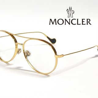 MONCLER - MONCLER ML5125 016 メガネ フレーム グレーハバナ シルバー