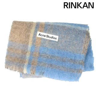 アクネストゥディオズ(Acne Studios)のアクネストゥディオズ  FN-UX-SCAR000157 モヘア混チェック柄マフラー メンズ(マフラー)