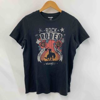 ラングラー(Wrangler)のWrangler ラングラーメンズ  Tシャツ半袖 ブラック プリント柄(Tシャツ/カットソー(半袖/袖なし))