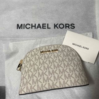 マイケルコース(Michael Kors)の【巾着・包装用紙付き】MICHEAL KORS  マイケルコース 総柄ポーチ(ポーチ)