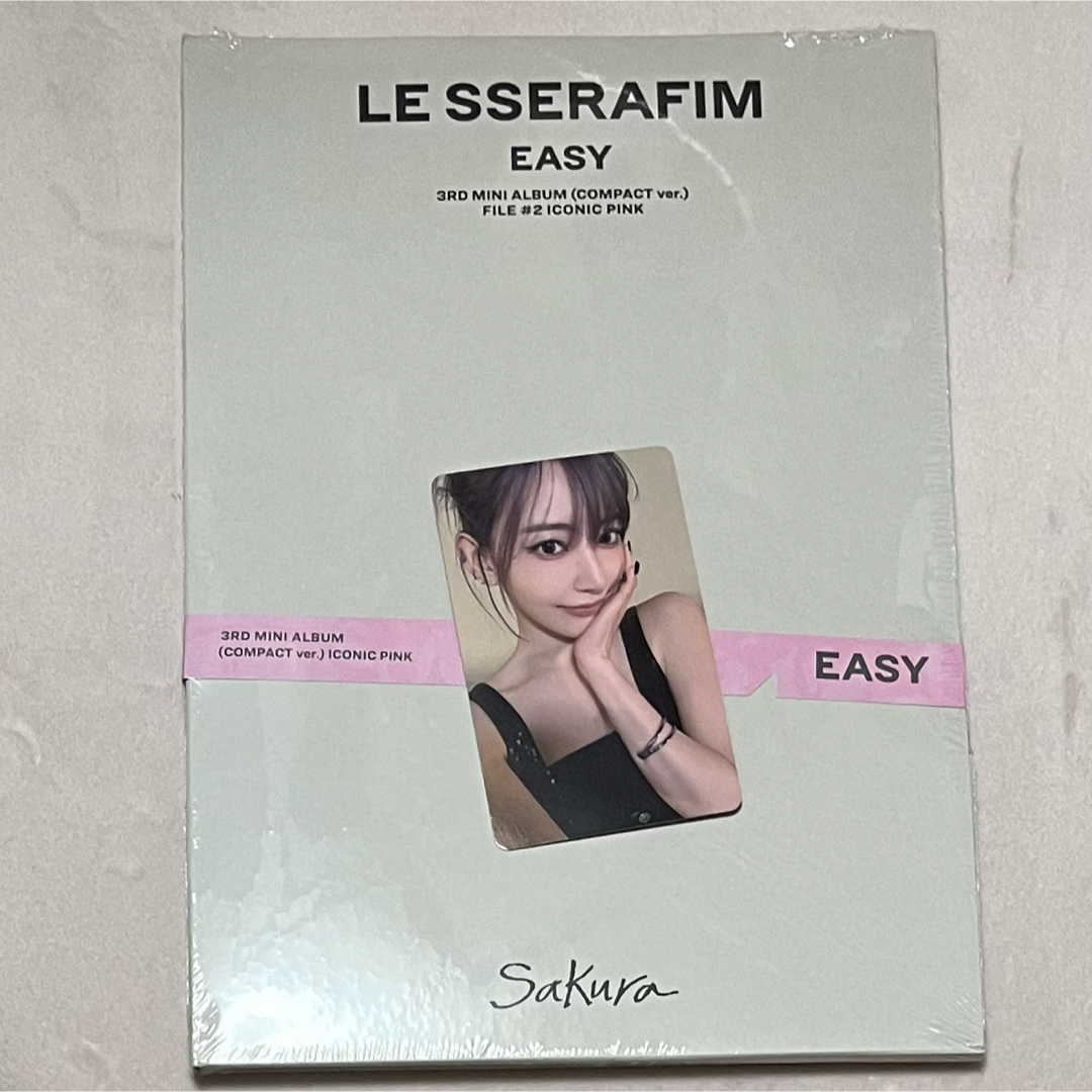 LE SSERAFIM - LESSERAFIM EASY ルセラフィム コンパクト盤 サクラの 