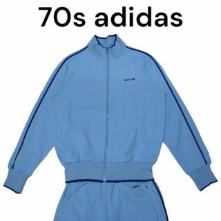 アディダス(adidas)の70s adidas　ジャージセットアップ　古着　adidas　デサント製(ジャージ)