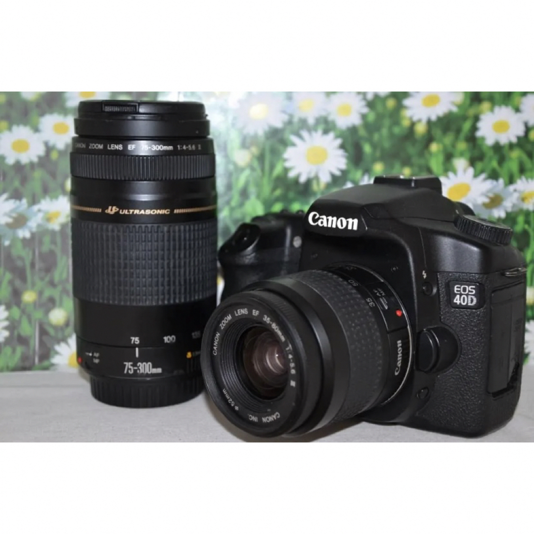 EOS40Dボディ、純正ズーム2本、付属品 (❤キャノン Canon Eos EOS40Dボディ、純正ズーム2本、付属品 (❤キャノン Canon Eos