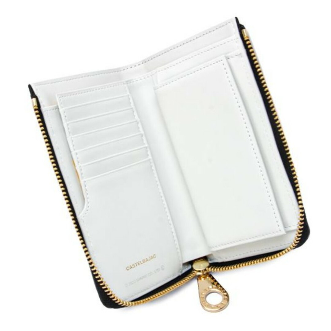 CASTELBAJAC(カステルバジャック)のカステルバジャック ハローキティ 二つ折り財布 　ブラック　新品 メンズのファッション小物(折り財布)の商品写真