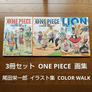 3冊セット ONE PIECE イラスト集 尾田栄一郎 画集(イラスト集/原画集)