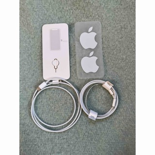 Apple純正　iPhone充電器　ケーブル　Lightning(バッテリー/充電器)