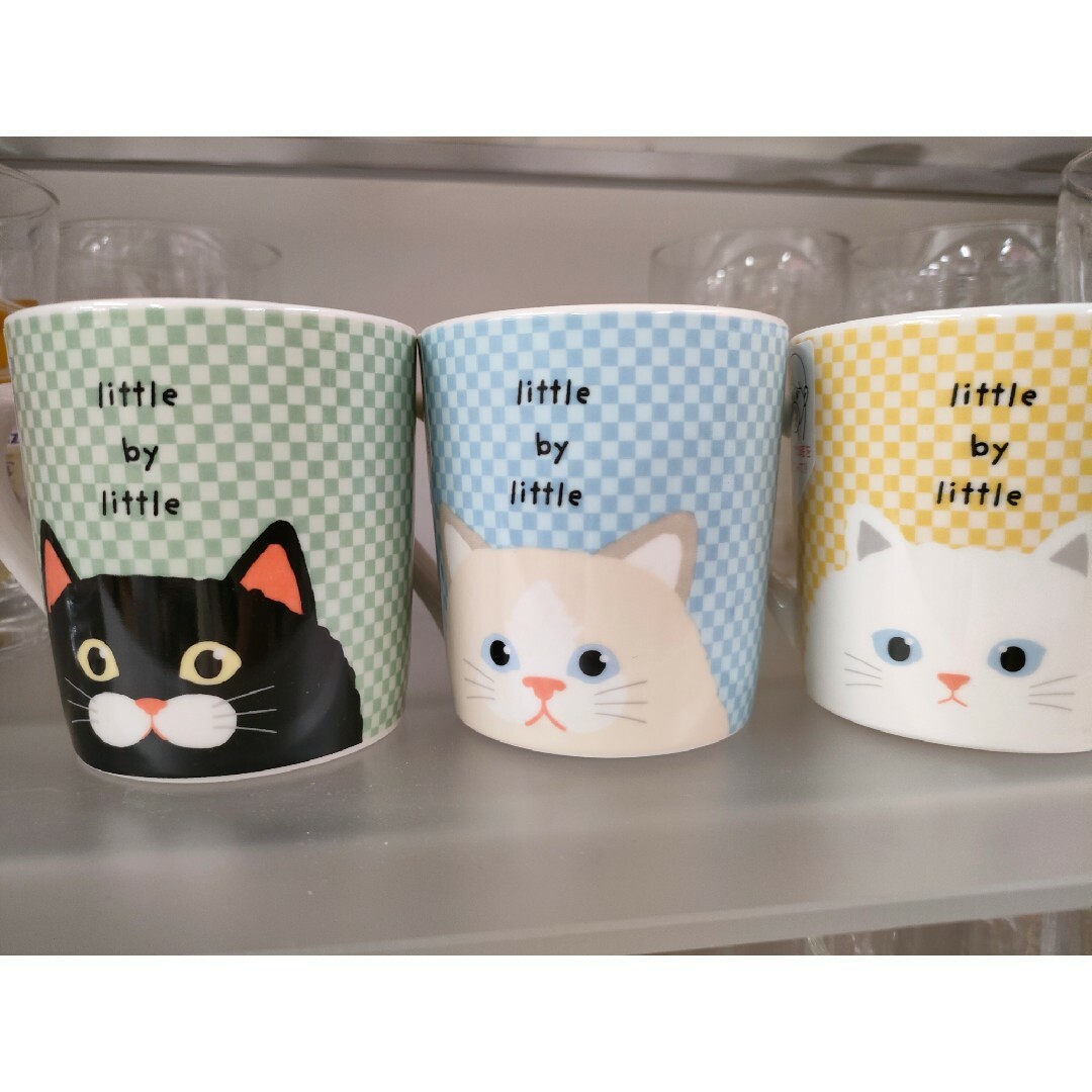 ノーズマグカップ(猫)（キャット）　little by little マグカップ インテリア/住まい/日用品のキッチン/食器(グラス/カップ)の商品写真