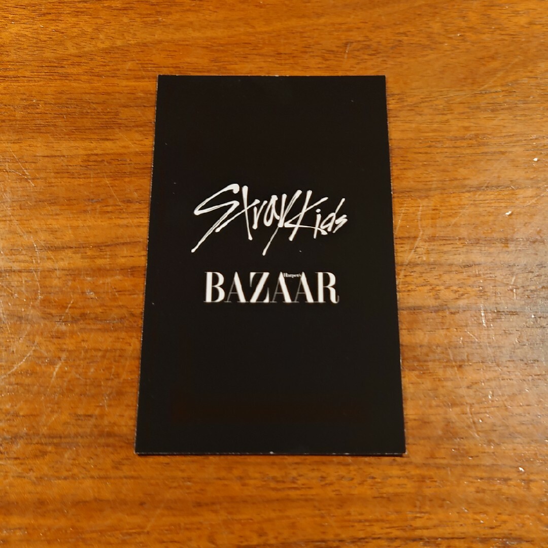Straykids　バンチャン　Bazaar　トレカ エンタメ/ホビーのタレントグッズ(アイドルグッズ)の商品写真