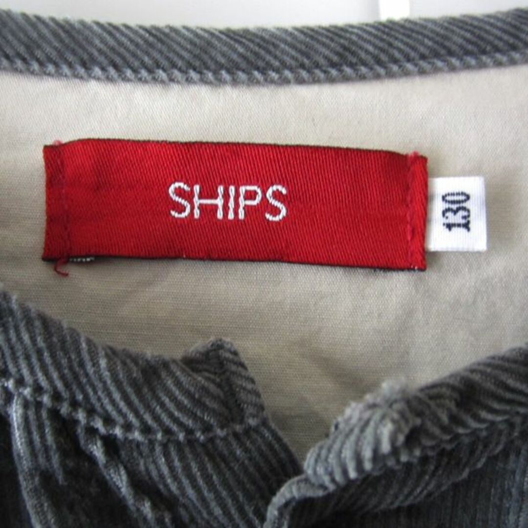 SHIPS(シップス)の美品　SHIPS／シップス★　子供服　コーデュロイワンピース　130サイズ キッズ/ベビー/マタニティのキッズ服女の子用(90cm~)(ワンピース)の商品写真