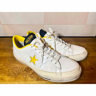 コンバース(CONVERSE)の【希少】　コンバース　ワンスター　イエロー×ホワイト　27.5cm(スニーカー)