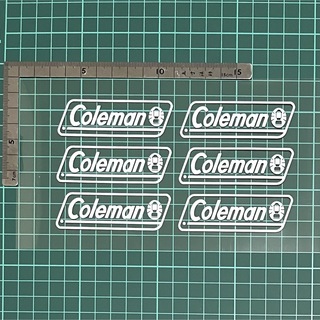 コールマン(Coleman)のアウトドア Coleman コールマン カッティングステッカー　小６枚(その他)
