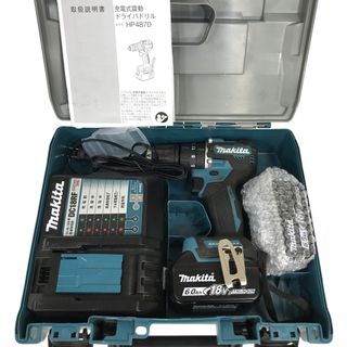 マキタ(Makita)の##MAKITA マキタ 充電式震動ドライバドリル 18v HP487DRGX 青(その他)