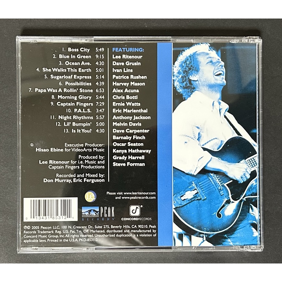 リー・リトナー/オーバータイム 【輸入盤】 エンタメ/ホビーのCD(ジャズ)の商品写真