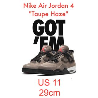 ナイキ(NIKE)のNIKE AIR JORDAN 4 RETRO TAUPE HAZE 29cm(スニーカー)