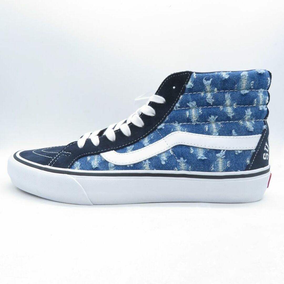 Supreme(シュプリーム)のSupreme × Vans Sk8-Hi Hole Punch Denim Blue VN0A38Z32DD  メンズの靴/シューズ(スニーカー)の商品写真