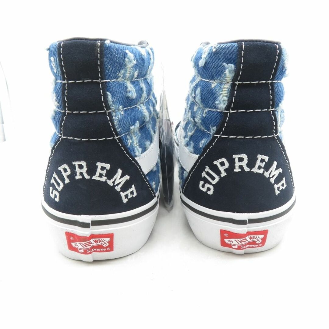 Supreme(シュプリーム)のSupreme × Vans Sk8-Hi Hole Punch Denim Blue VN0A38Z32DD  メンズの靴/シューズ(スニーカー)の商品写真